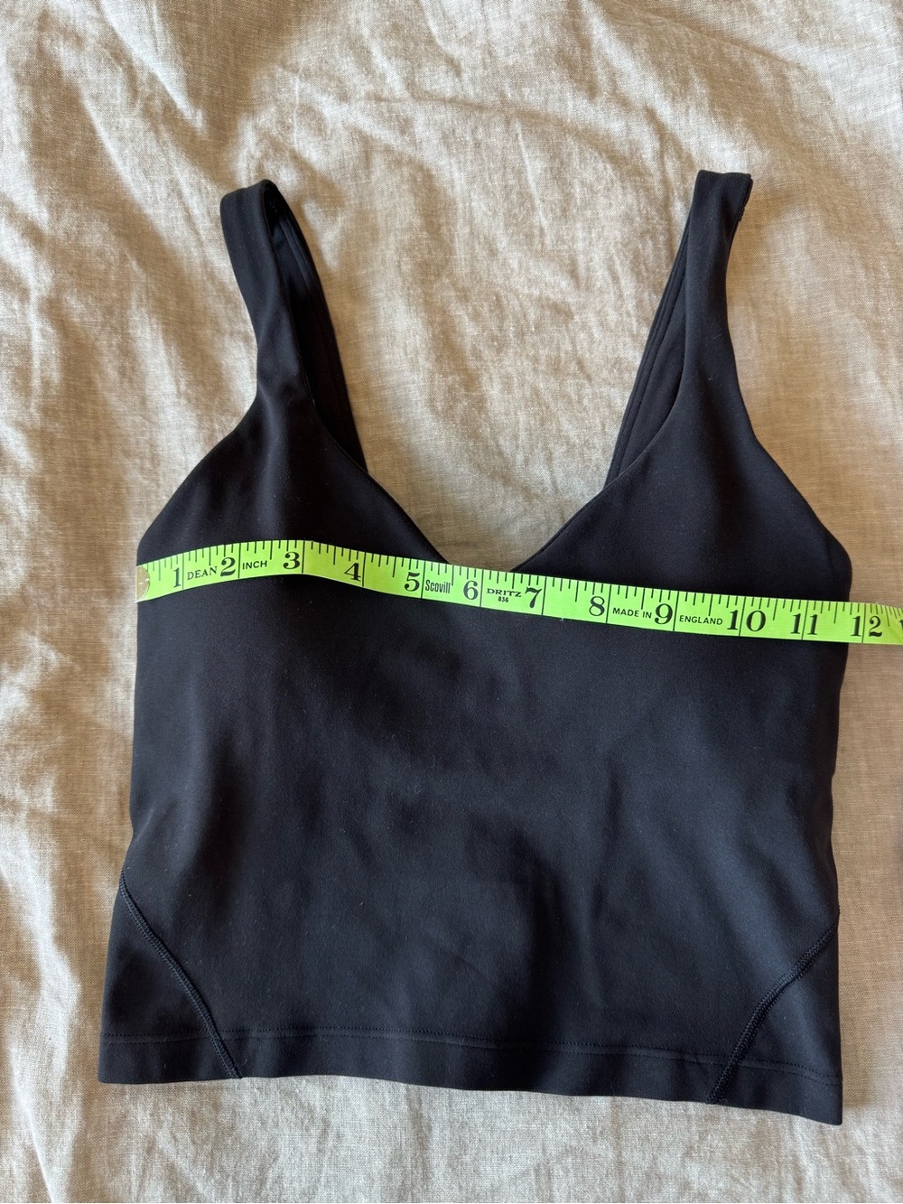 Lululemon Black Align Tank Top With Padding - Picture 6 of 7